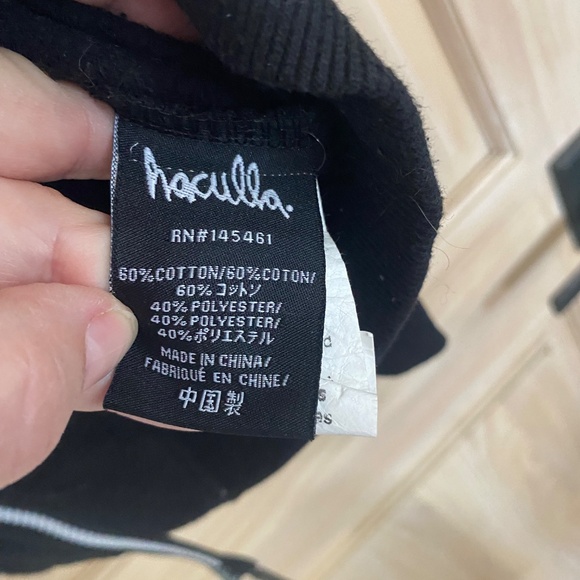 Men’s HACULLA hooded black sweatshirt. Men’s XXS. Like New Condition. No issues - Picture 6 of 9